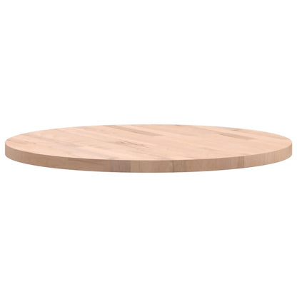 vidaXL Plateau de table rond Ø60x2,5 cm en bois de hêtre massif