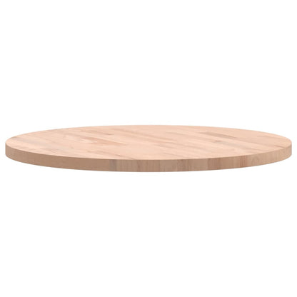 vidaXL Plateau de table rond Ø60x2,5 cm en bois de hêtre massif