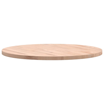 vidaXL Tischplatte Ø70x2,5 cm Rund Massivholz Buche