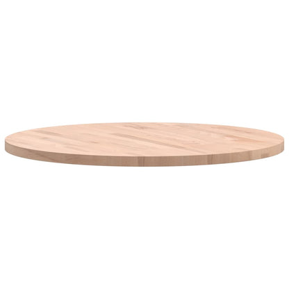 vidaXL Tischplatte Ø70x2,5 cm Rund Massivholz Buche