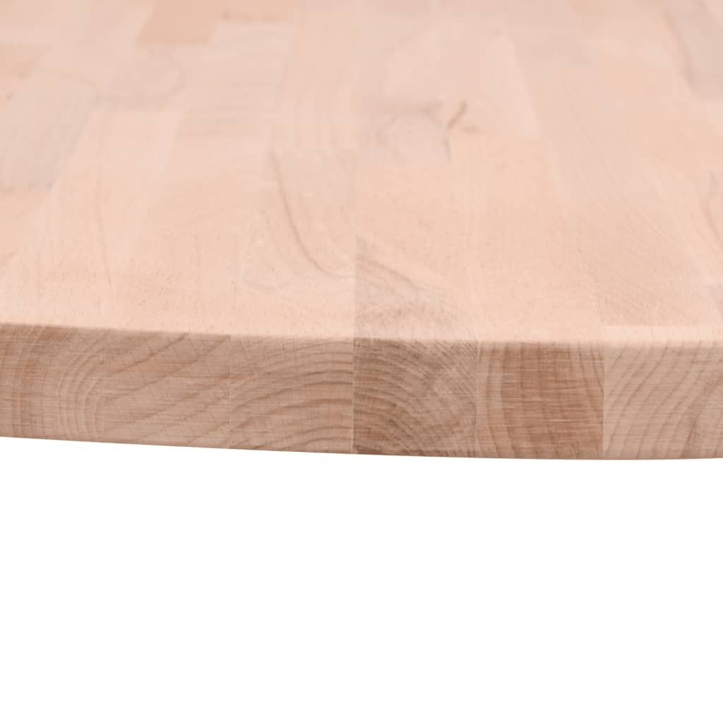 vidaXL Tischplatte Ø30x4 cm Rund Massivholz Buche