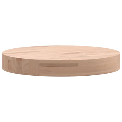 vidaXL Tischplatte Ø30x4 cm Rund Massivholz Buche