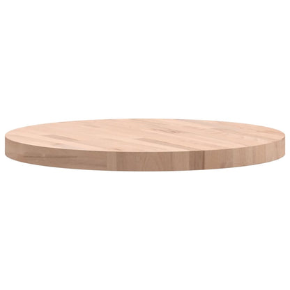 vidaXL Tischplatte Ø60x4 cm Rund Massivholz Buche