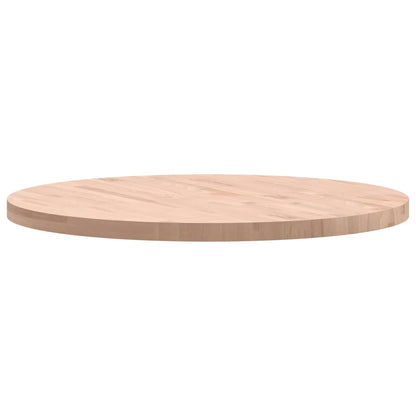 vidaXL Tischplatte Ø90x4 cm Rund Massivholz Buche