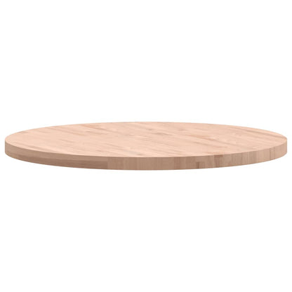 vidaXL Tischplatte Ø90x4 cm Rund Massivholz Buche