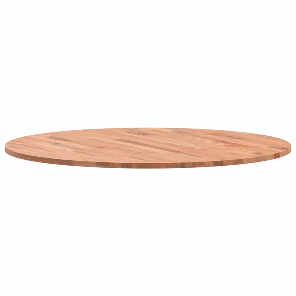 vidaXL Plateau de table Ø80x1,5 cm rond bois massif hêtre