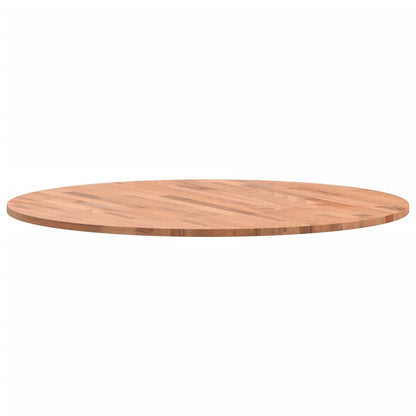vidaXL Plateau de table Ø80x1,5 cm rond bois massif hêtre