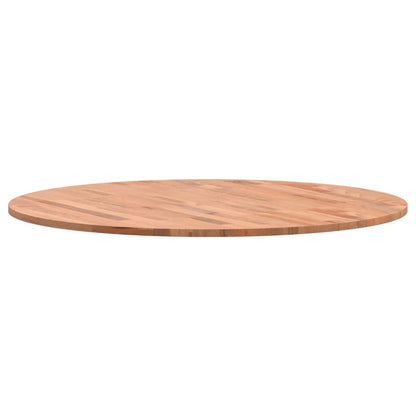 vidaXL Plateau de table Ø80x1,5 cm rond bois massif hêtre