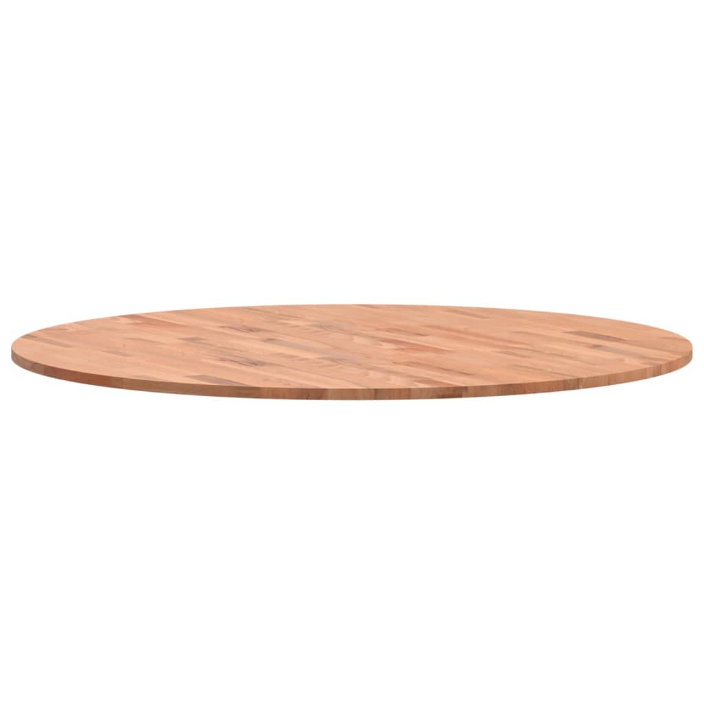 vidaXL Tischplatte Ø90x1,5 cm Rund Massivholz Buche