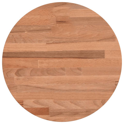 vidaXL Tischplatte Ø30x2,5 cm Rund Massivholz Buche