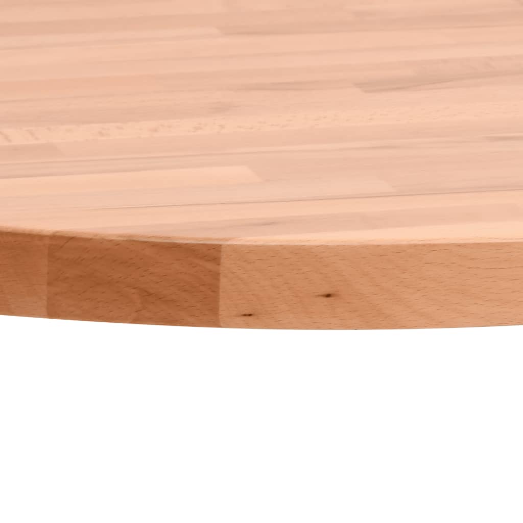 vidaXL Tischplatte Ø30x2,5 cm Rund Massivholz Buche
