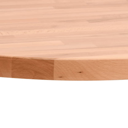 vidaXL Tischplatte Ø30x2,5 cm Rund Massivholz Buche