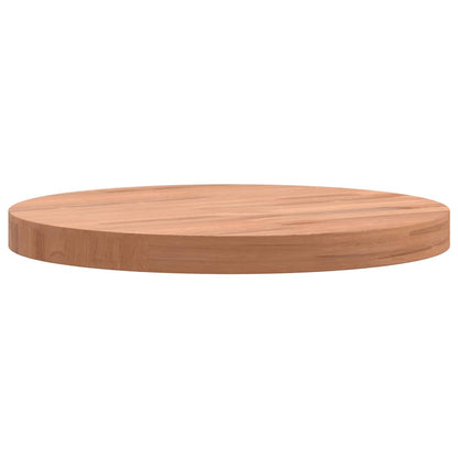 vidaXL Tischplatte Ø30x2,5 cm Rund Massivholz Buche