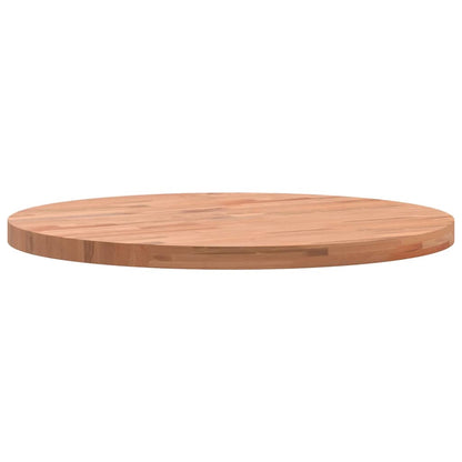 vidaXL Tischplatte Ø50x2,5 cm Rund Massivholz Buche