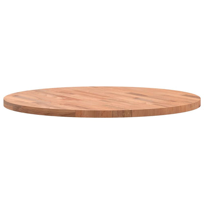 vidaXL Tischplatte Ø70x2,5 cm Rund Massivholz Buche