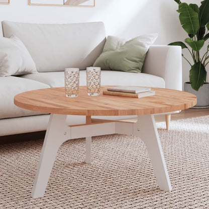 vidaXL Plateau de table Ø90x2,5 cm Rond Hêtre Massif