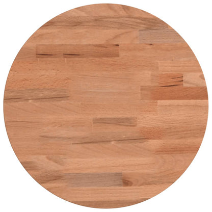 vidaXL Tischplatte Ø30x4 cm Rund Massivholz Buche