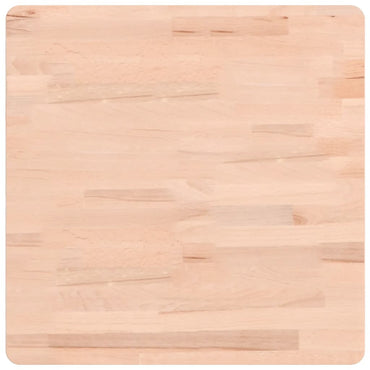 vidaXL Tischplatte 50x50x1,5 cm Quadratisch Massivholz Buche