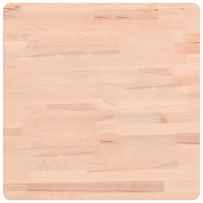 vidaXL Tischplatte 50x50x1,5 cm Quadratisch Massivholz Buche