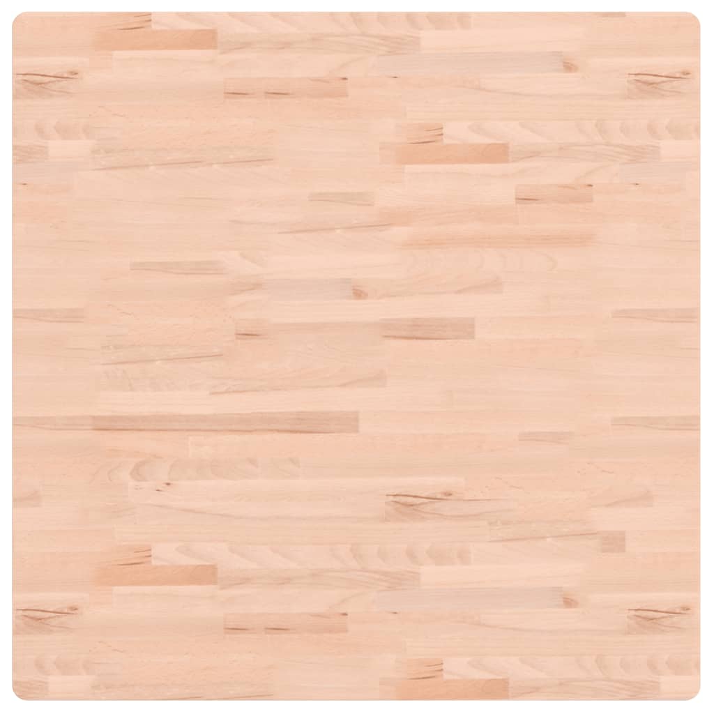 vidaXL Tischplatte 90x90x1,5 cm Quadratisch Massivholz Buche
