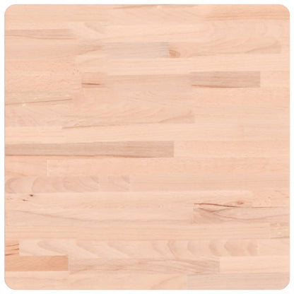 vidaXL Tischplatte 50x50x2,5 cm Quadratisch Massivholz Buche