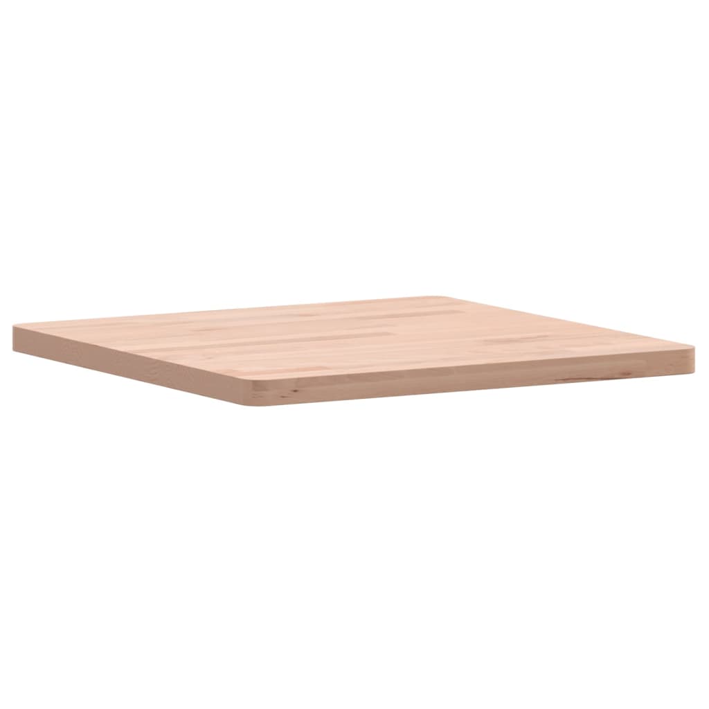 vidaXL Tischplatte 50x50x2,5 cm Quadratisch Massivholz Buche