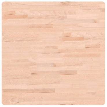 vidaXL Tischplatte 70x70x2,5 cm Quadratisch Massivholz Buche