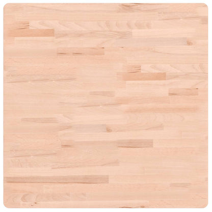 vidaXL Tischplatte 70x70x2,5 cm Quadratisch Massivholz Buche