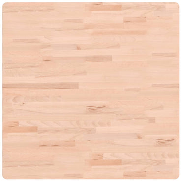 vidaXL Tischplatte 80x80x2,5 cm Quadratisch Massivholz Buche