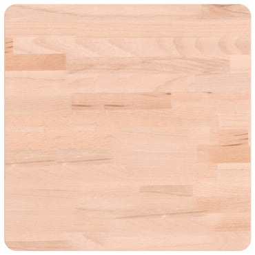 vidaXL Tischplatte 40x40x4 cm Quadratisch Massivholz Buche