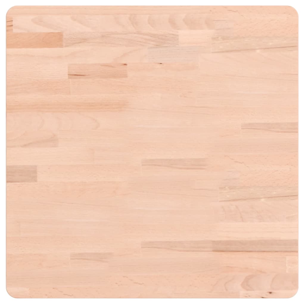 vidaXL Tischplatte 50x50x4 cm Quadratisch Massivholz Buche