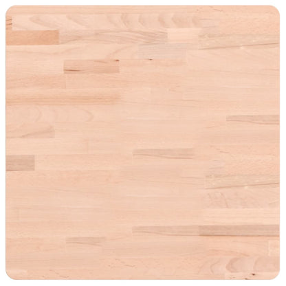 vidaXL Tischplatte 50x50x4 cm Quadratisch Massivholz Buche