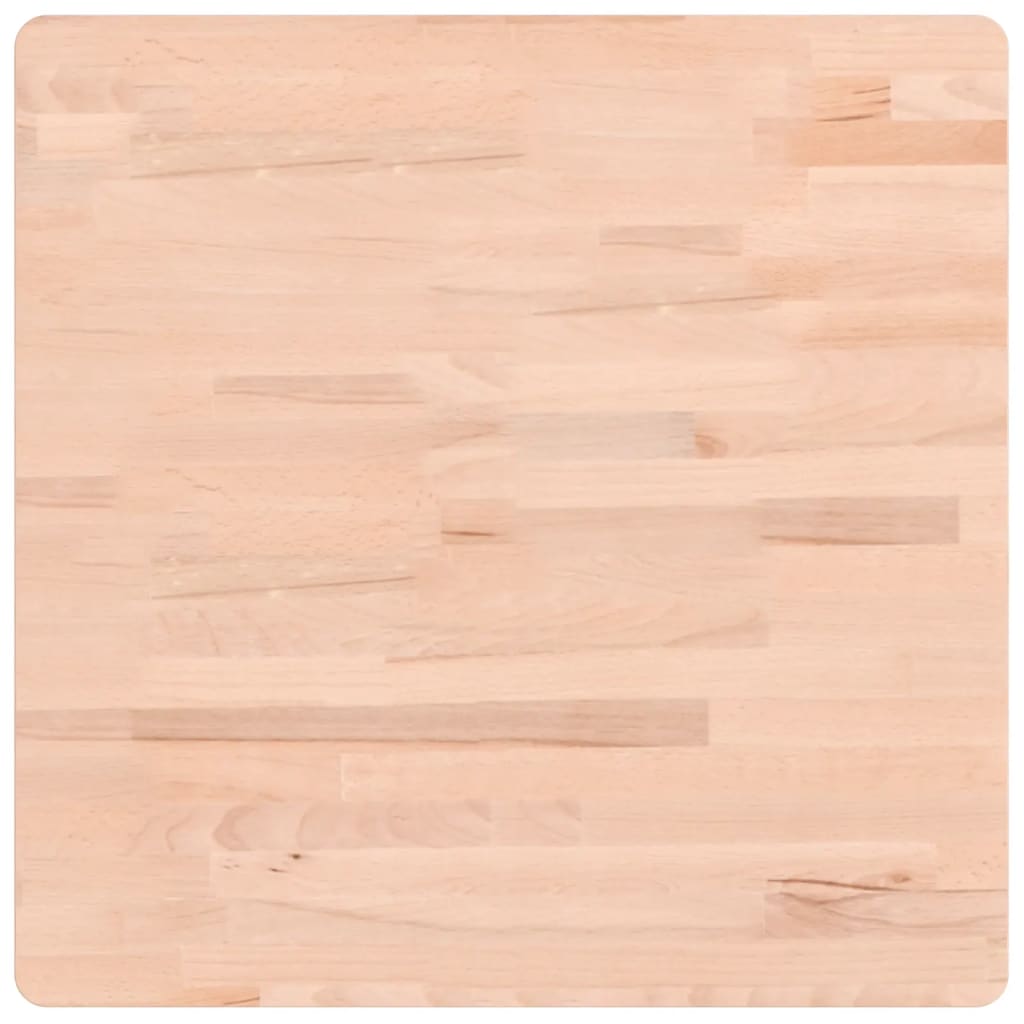 vidaXL Tischplatte 60x60x4 cm Quadratisch Massivholz Buche