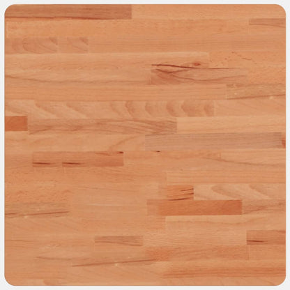 vidaXL Tischplatte 50x50x1,5 cm Quadratisch Massivholz Buche