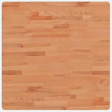 vidaXL Tischplatte 70x70x1,5 cm Quadratisch Massivholz Buche