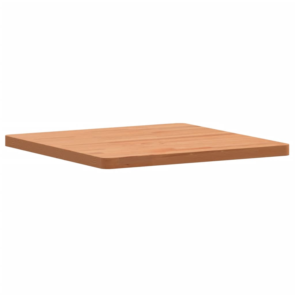 vidaXL Tischplatte 50x50x2,5 cm Quadratisch Massivholz Buche