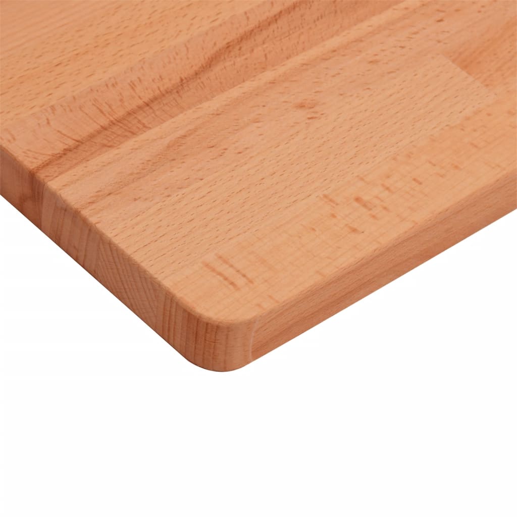 vidaXL Tischplatte 50x50x2,5 cm Quadratisch Massivholz Buche