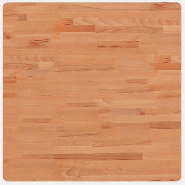 vidaXL Tischplatte 70x70x2,5 cm Quadratisch Massivholz Buche