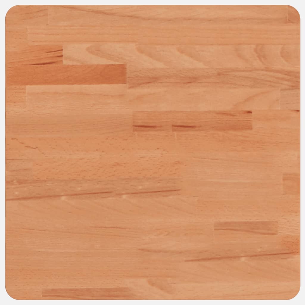 vidaXL Tischplatte 40x40x4 cm Quadratisch Massivholz Buche