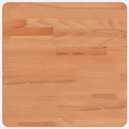 vidaXL Tischplatte 40x40x4 cm Quadratisch Massivholz Buche