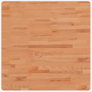 vidaXL Tischplatte 70x70x4 cm Quadratisch Massivholz Buche