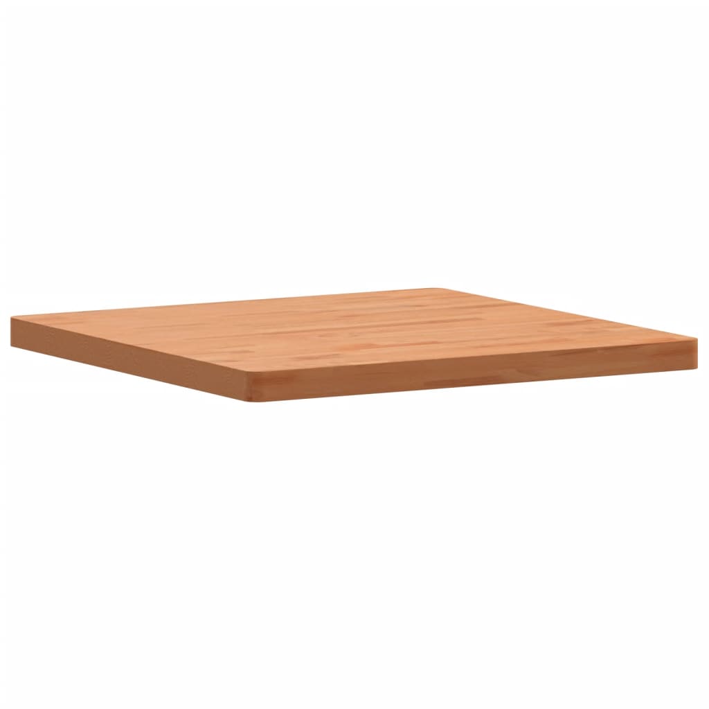 vidaXL Tischplatte 70x70x4 cm Quadratisch Massivholz Buche
