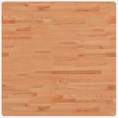 vidaXL Tischplatte 80x80x4 cm Quadratisch Massivholz Buche