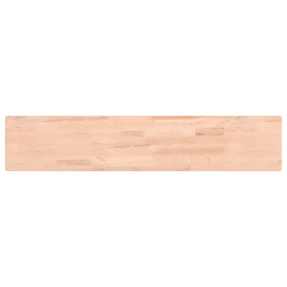 vidaXL Wandregal 100x20x4 cm Massivholz Buche