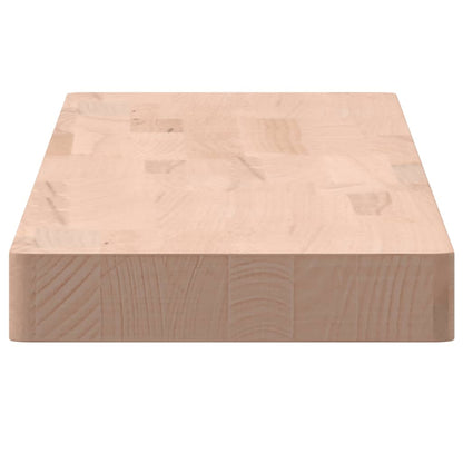 vidaXL Wandregal 100x20x4 cm Massivholz Buche