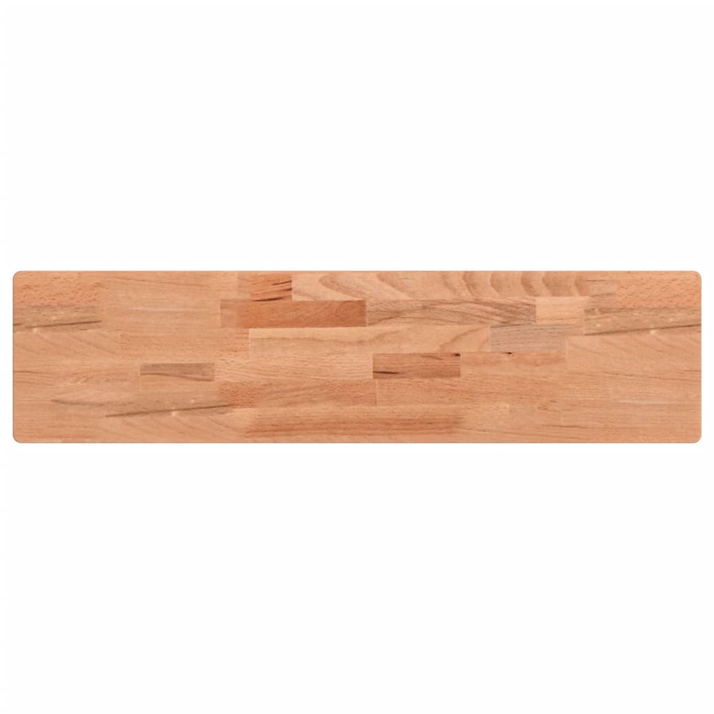 vidaXL Étagère murale 80x20x4 cm Bois de hêtre massif