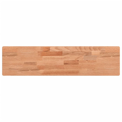 vidaXL Étagère murale 80x20x4 cm Bois de hêtre massif