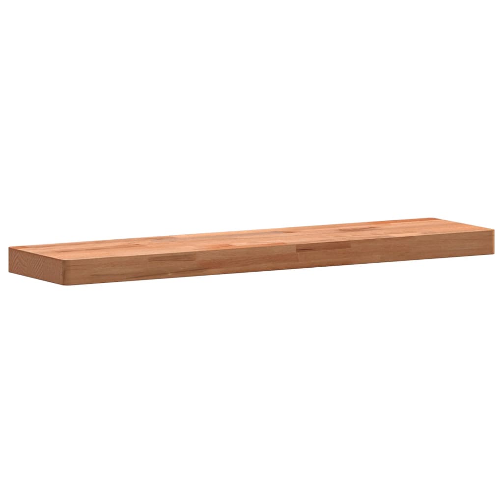 vidaXL Étagère murale 80x20x4 cm Bois de hêtre massif