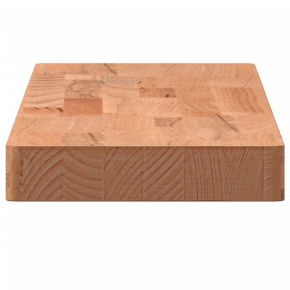 vidaXL Étagère murale 80x20x4 cm Bois de hêtre massif