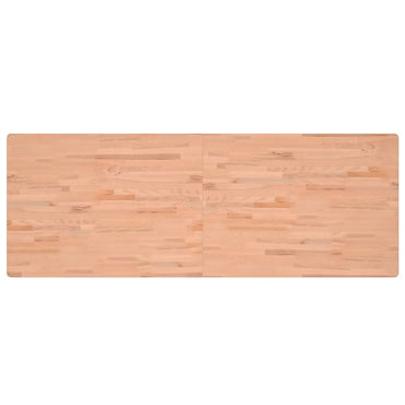 vidaXL Schreibtischplatte 150x55x2,5 cm Massivholz Buche
